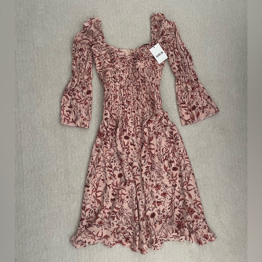 AMUR Silk Filipa Dress